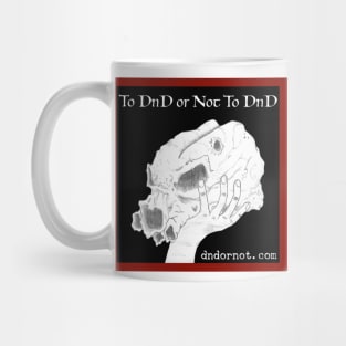 Retired DnD or Not Logo with Website Mug